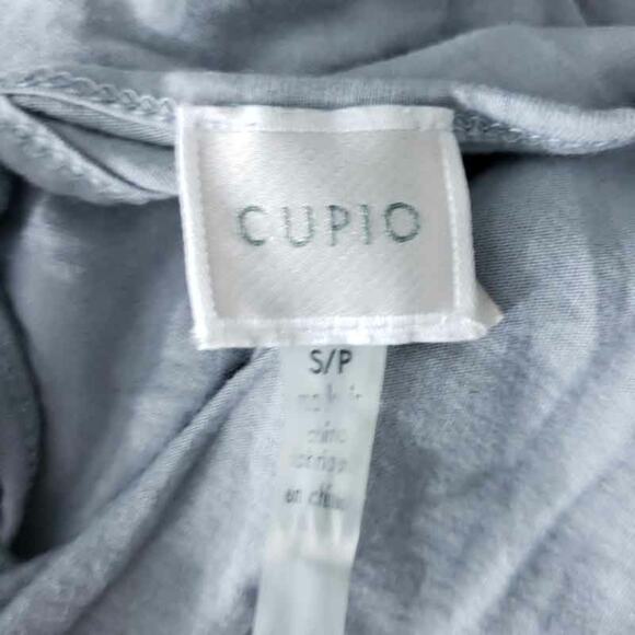 Cupio Embroidered Boho Shirt Short Sleeve Floral Women Small, Gray, Orange, Tan - Picture 8 of 9